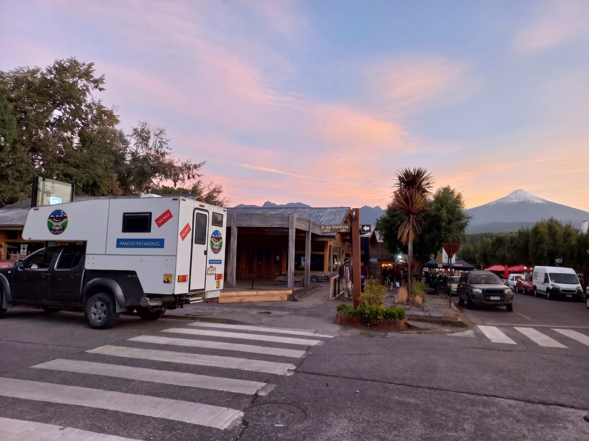 TC 2.0 Ulen at sunset with volcano