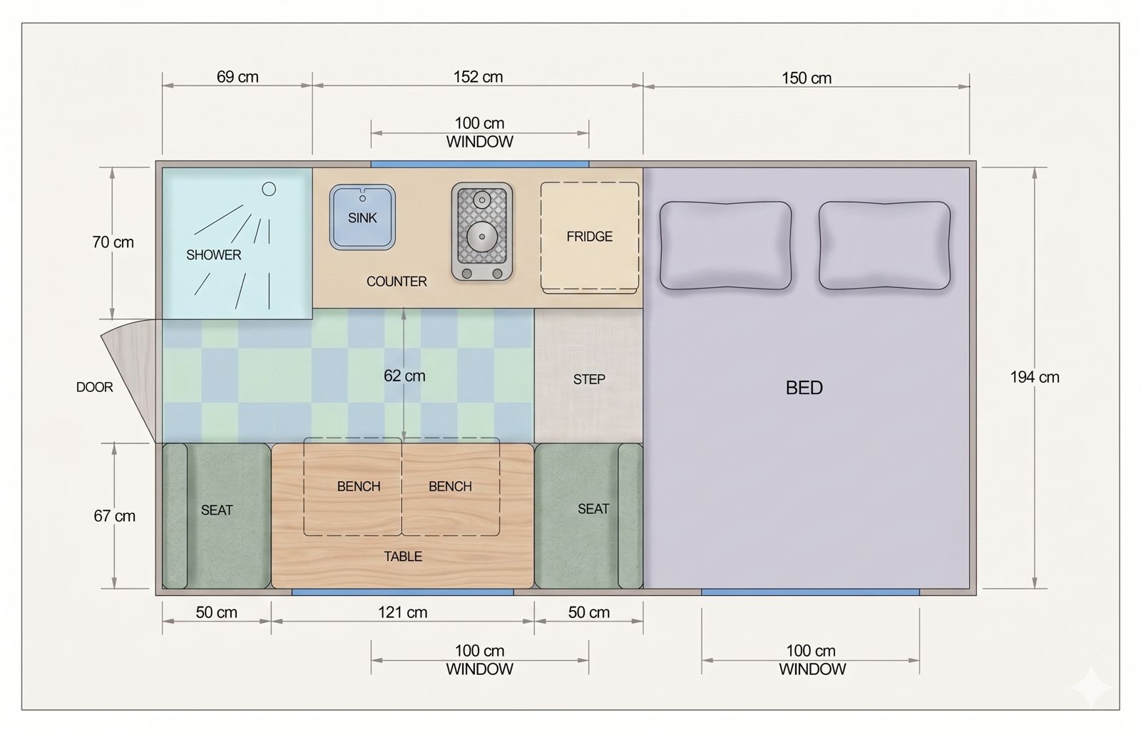 TC 1.0 Matan interior floor plan