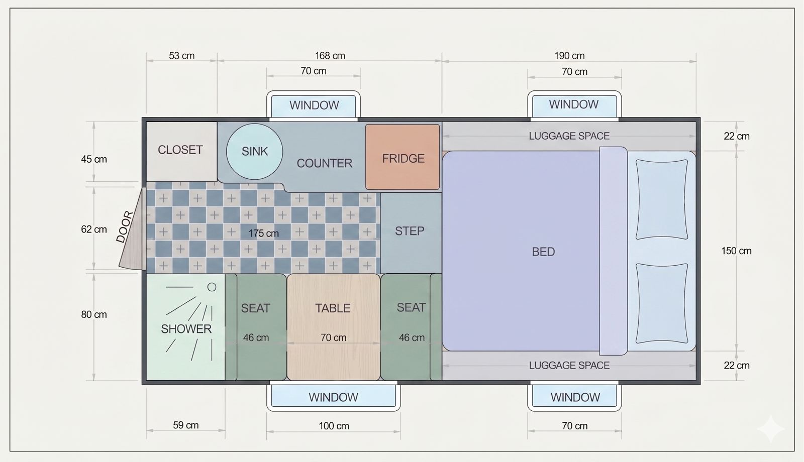 TC 2.0 Ulen interior floor plan